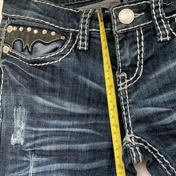 Request Embellished Distressed Women’s Jeans. Size 3/26 - Picture 5 of 8